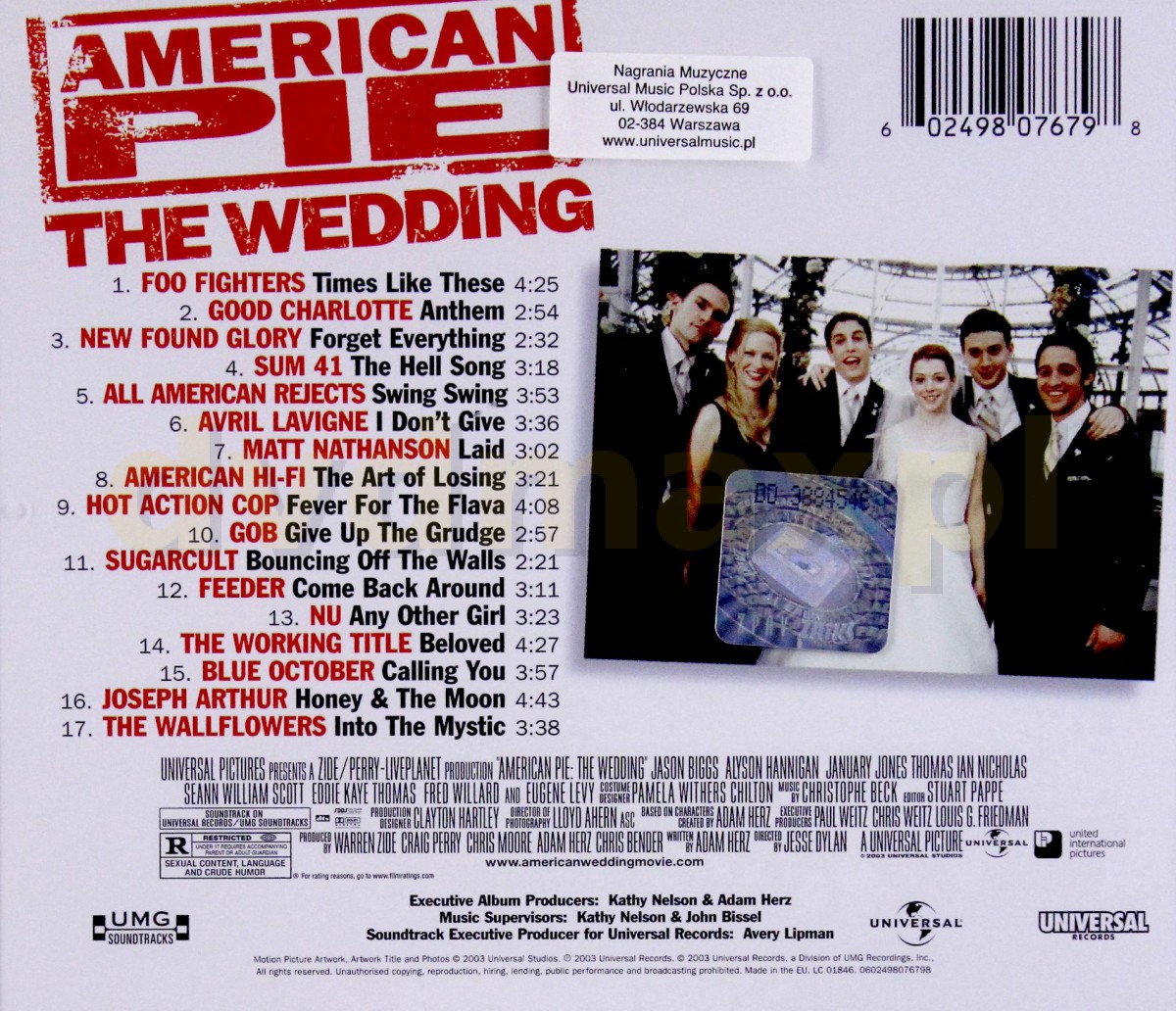 Sklep Punkt44 Pl American Pie The Wedding Soundtrack American