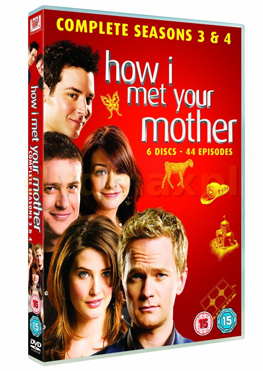 Sklep Punkt44 Pl How I Met Your Mother Season 3 4 Jak Poznalem Wasza Matke Sezon 3 4 6dvd