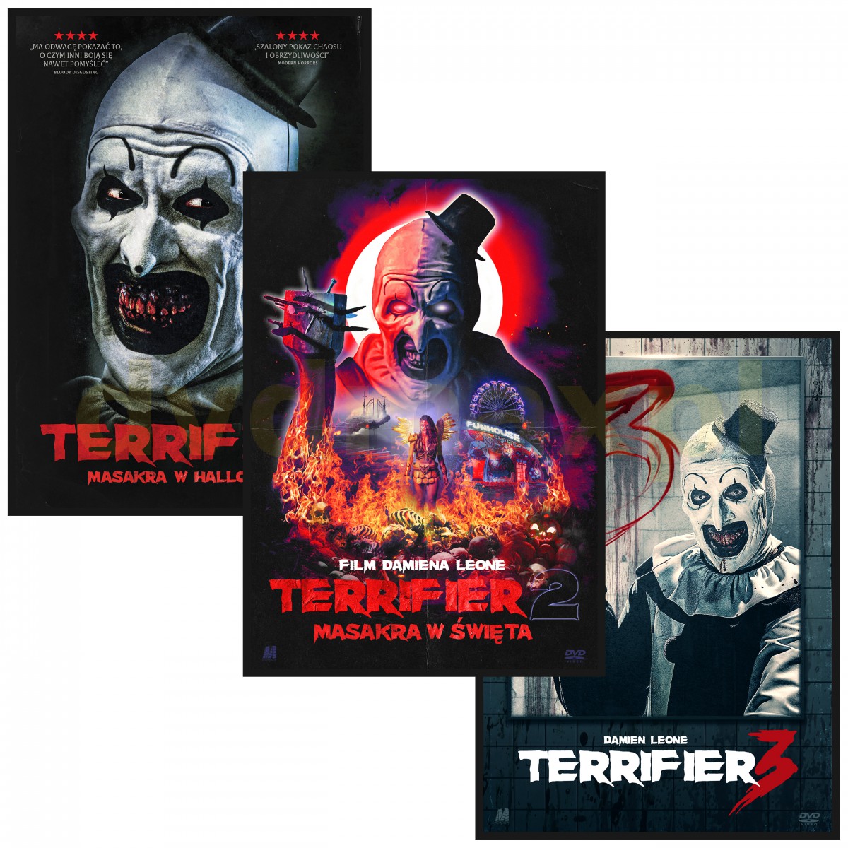 Sklep Punkt44.pl | Terrifier 1-3 Kolekcja [BOX] [3DVD]
