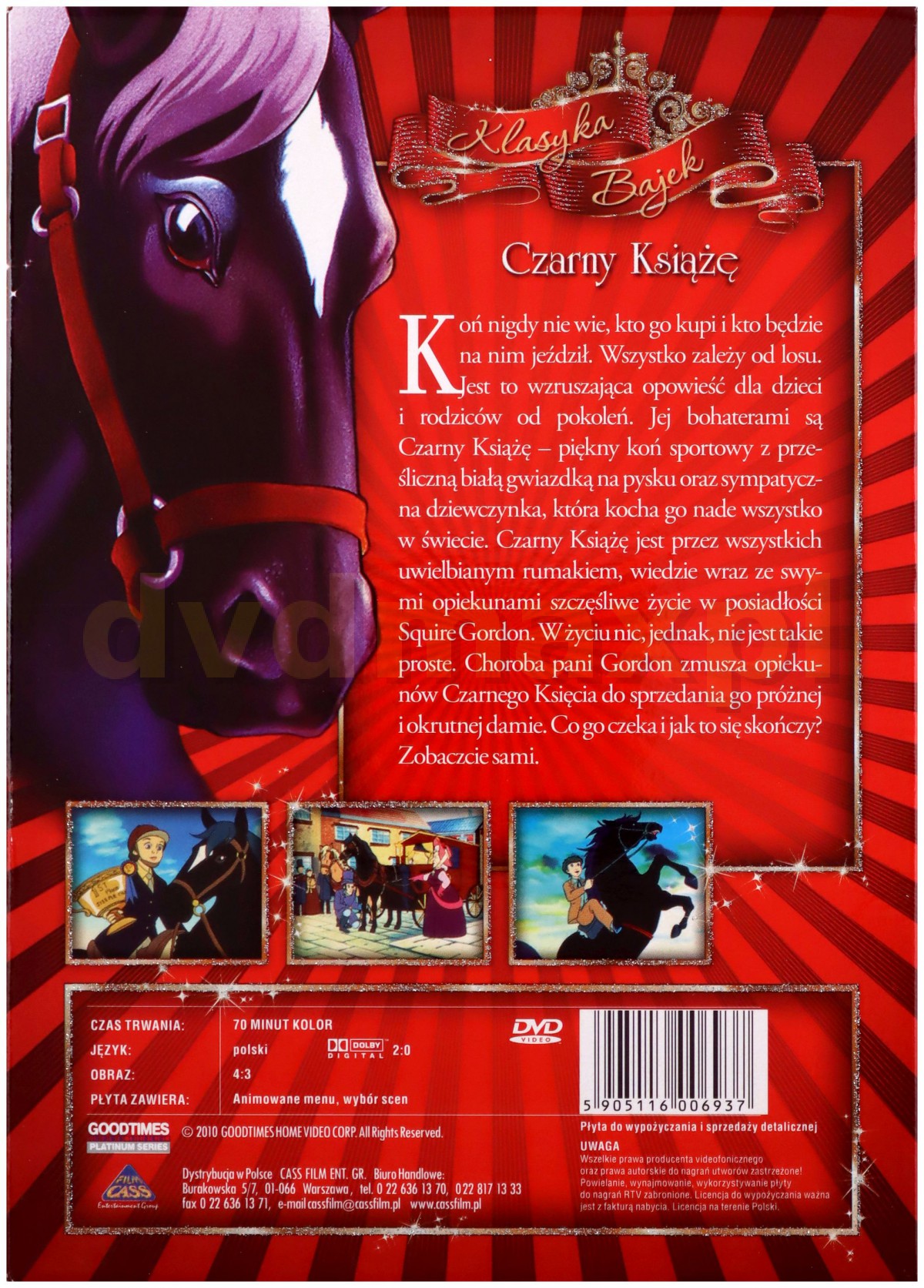 DCI☆DVD2003 Sklep Punkt44.pl | Czarny Książę [DVD]